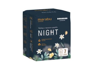 Прокладки гигиенические MARABU ночные, 7 шт.
