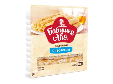 Блинчики Бабушка Аня с творогом 360 г