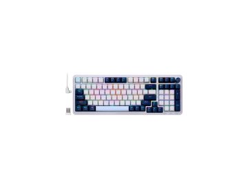 Игровая клавиатура redragon eisa pro ru 72299 rgb (бел/син) Электросила
