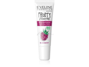 Блеск для губ EVELINE Fruity Smoothie Blackberry экстраувлажняющий, 12 мл Мила