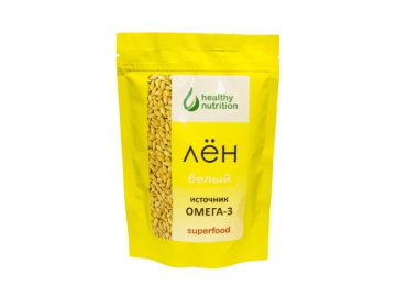 Семена льна Healthy nutrition белые 200 г