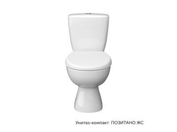 Унитаз-компакт Позитано ЖС Инкоэр-Б1 белый с1, ОАО "Керамин"