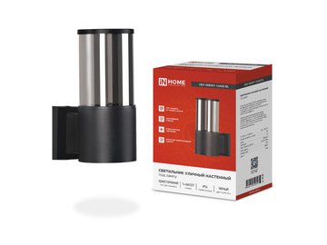 Светильник уличный INhome НБУ SMOKY-1хA60-BL
