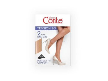 Гольфы женские CONTE натуральные, 20 ден