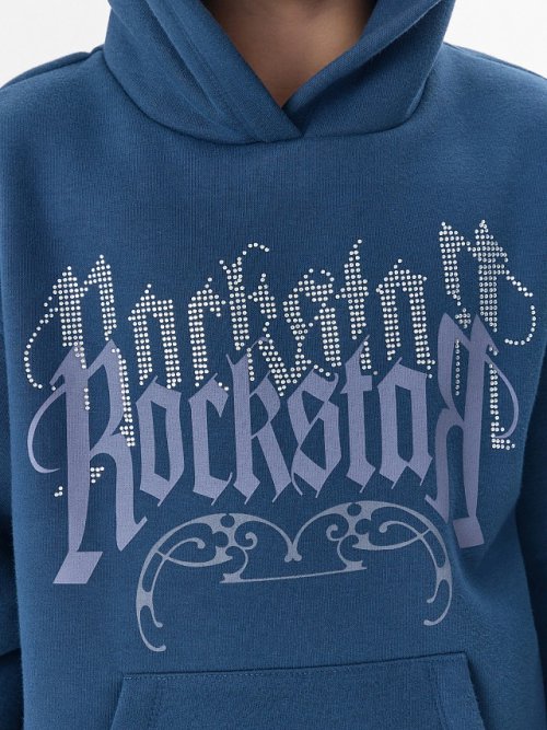 Комплект для девочек синий с надписью "Rockstar", фото 7 из 44