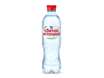 Питьевая вода артезианская Святой источник негаз 0,5л ПЭТ