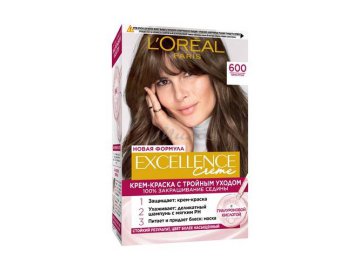 Крем-краска для волос L'OREAL Excellence, тон 600, 190 мл