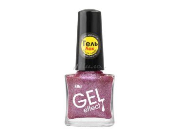 Лак для ногтей KIKI Gel effect без UV-лампы, тон 075, 6 мл