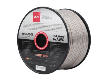 Кабель ACV KP50-1001 (50 м, прозрачный)