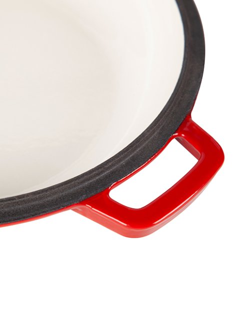 Набор посуды чугунный эмалированный Brazier-1 Max (red), фото 15 из 16