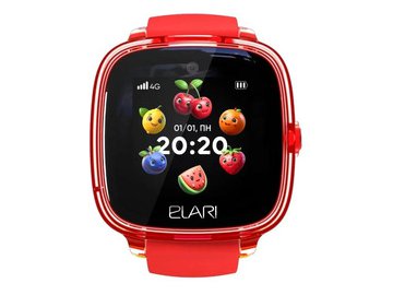 Детские умные часы Elari KidPhone Fresh 4G KP-4G-F-R (красный)