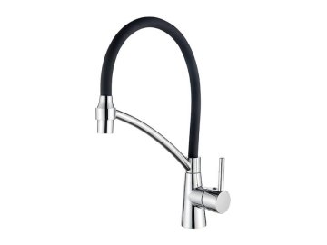 Смеситель кухонный с гибким изливом (черный) Ledeme арт. L4399-2