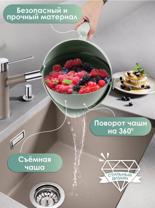 Миска-дуршлаг iHelp, фото 6 из 54