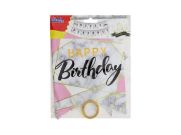 Гирлянда праздничная Happy Birthday, 2 м, арт. 7012305713