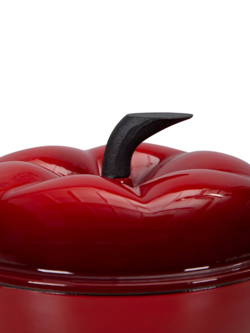 Кокот чугунный эмалированный красный Apple red, 2.1 л., фото 12 из 12