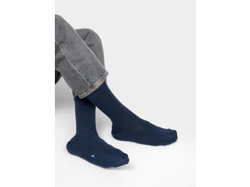 Высокие мужские носки темно-синего цвета Марк Формель