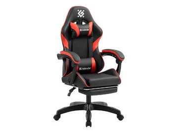 Игровое кресло Defender Serenity (черный/красный)