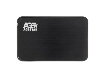 Бокс для накопителей AgeStar 3UB2A8-6G Black