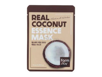Маска тканевая для лица FARMSTAY с экстрактом кокоса Real Coconut Essence Mask