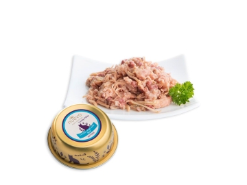Консервы NUEVO для котят с куриным филе, говядиной и льняным маслом 85 г Зообазар