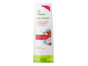 Бальзам для волос SYNERGETIC Укрепление и питание HAIR THERAPY 360мл