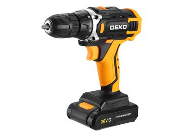 Дрель-шуруповерт Deko Banger 20V ONE + 083-1042 (с 1-им АКБ) 5 элемент