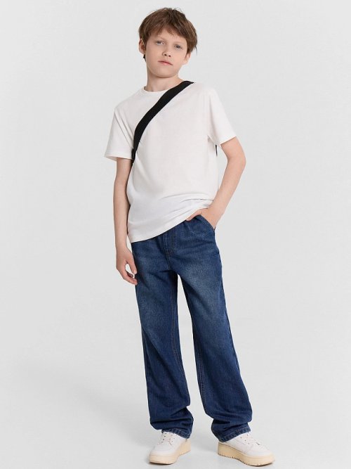 Джинсы для мальчиков синие, фото 1 из 5