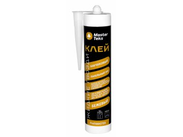 Клей каучуковый жг 910 панельный MasterTeks HМ бежевый, 400 мл