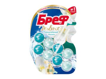 Средство чистящее д/унитаза БРЕФ Deluxe Пленительный Жасмин 2*50 г