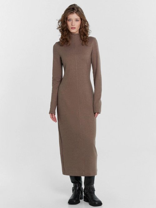 Платье женское коричневое, фото 3 из 6