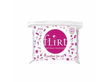 Палочки ватные FLIRT в полиэтиленовой упаковке, 200 штук