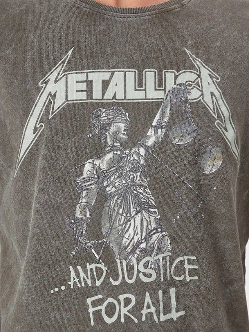 Футболка мужская хаки с принтом "metallica", фото 4 из 6