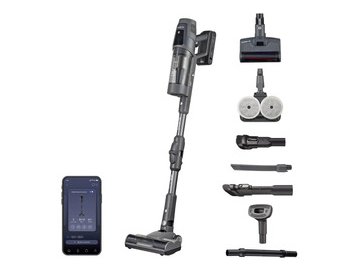 Вертикальный пылесос Polaris PVCS 6020 Cyclonic Way PRO Wi-Fi IQ Home (серый) на акции в магазинах 5 элемент