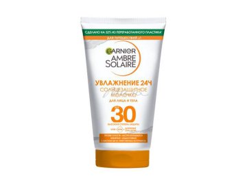Молочко солнцезащитное для лица и тела GARNIER Ambre Solaire SPF 30, 50 мл