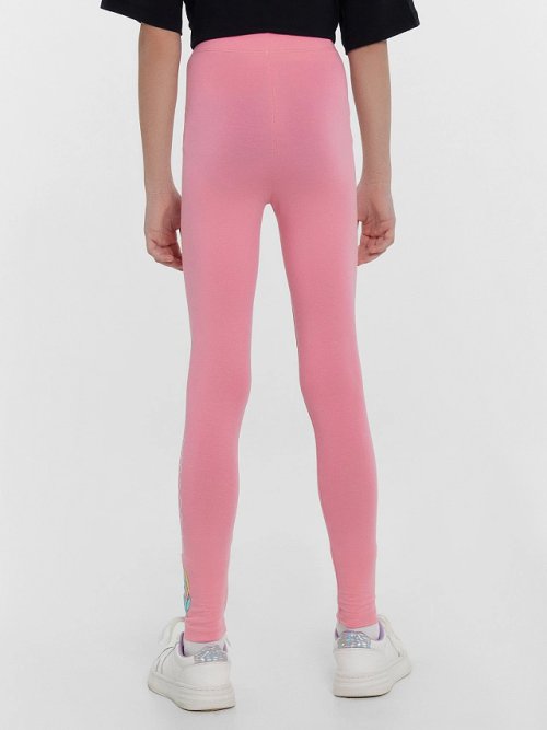 Легинсы для девочек розовые, фото 4 из 6