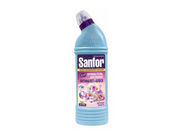 Гель для чистки сантехники SANFOR Арома Цветочная свежесть, 750 г