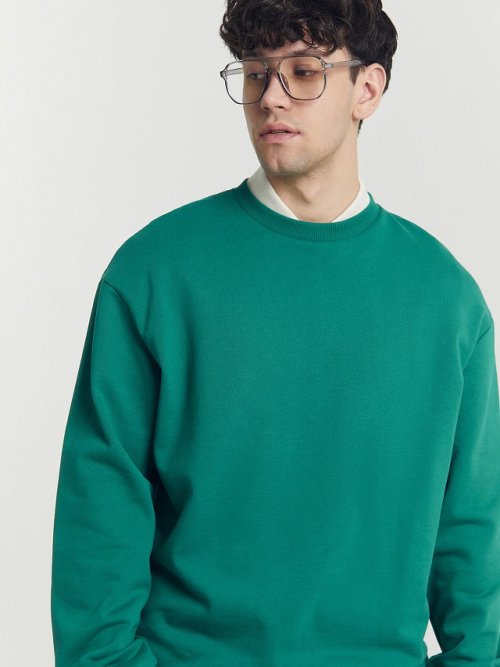 Свитшот мужской в зеленом цвете, фото 3 из 12