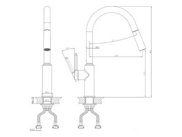 Смеситель для кухни A-Five A5-1025