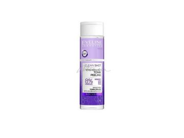 Тоник-пилинг EVELINE Clean Shot с кислотами 8% комплекс AHA/BHA/PHA, 200 мл