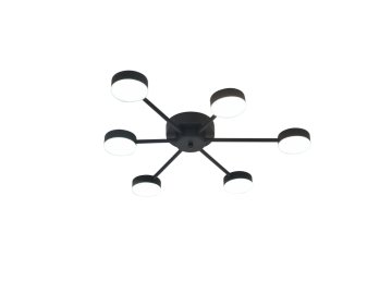 Светильник подвесной (LED) Mirastyle 55Вт 3000К-6000К XL-20603/6 BK