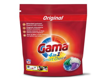 Капсулы для стирки GAMA Smart Choice 4-в-1 (30 шт*22г)
