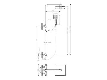 Душевая система AV Engineering AVTHS2-P12-513A