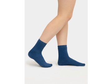 Носки женские синие плюшевые