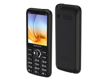 Кнопочный телефон Maxvi K15n 4G (черный) 5 элемент