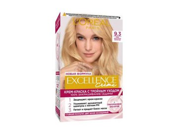 Крем-краска для волос L'OREAL Excellence, тон 9.3, 190 мл
