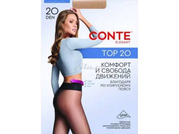 Колготки женские CONTE Top, 20 ден на акции в магазинах Мила