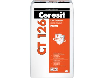 Шпатлевка гипсовая старт-финиш Ceresit СТ 126, 20 кг