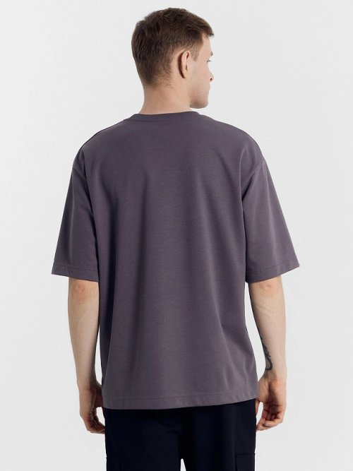 Футболка мужская в сером цвете, фото 2 из 6