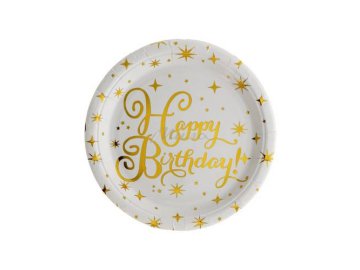 Набор бумажных тарелок Happy Birthday, 10 шт, арт. 7012305733