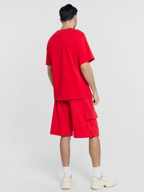 Шорты мужские в красном цвете, фото 4 из 6